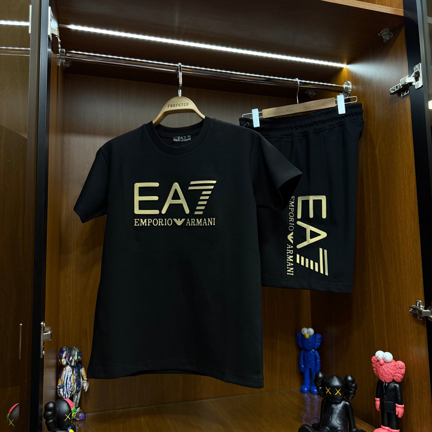 Emporio Armani Şortlu Takım Siyah