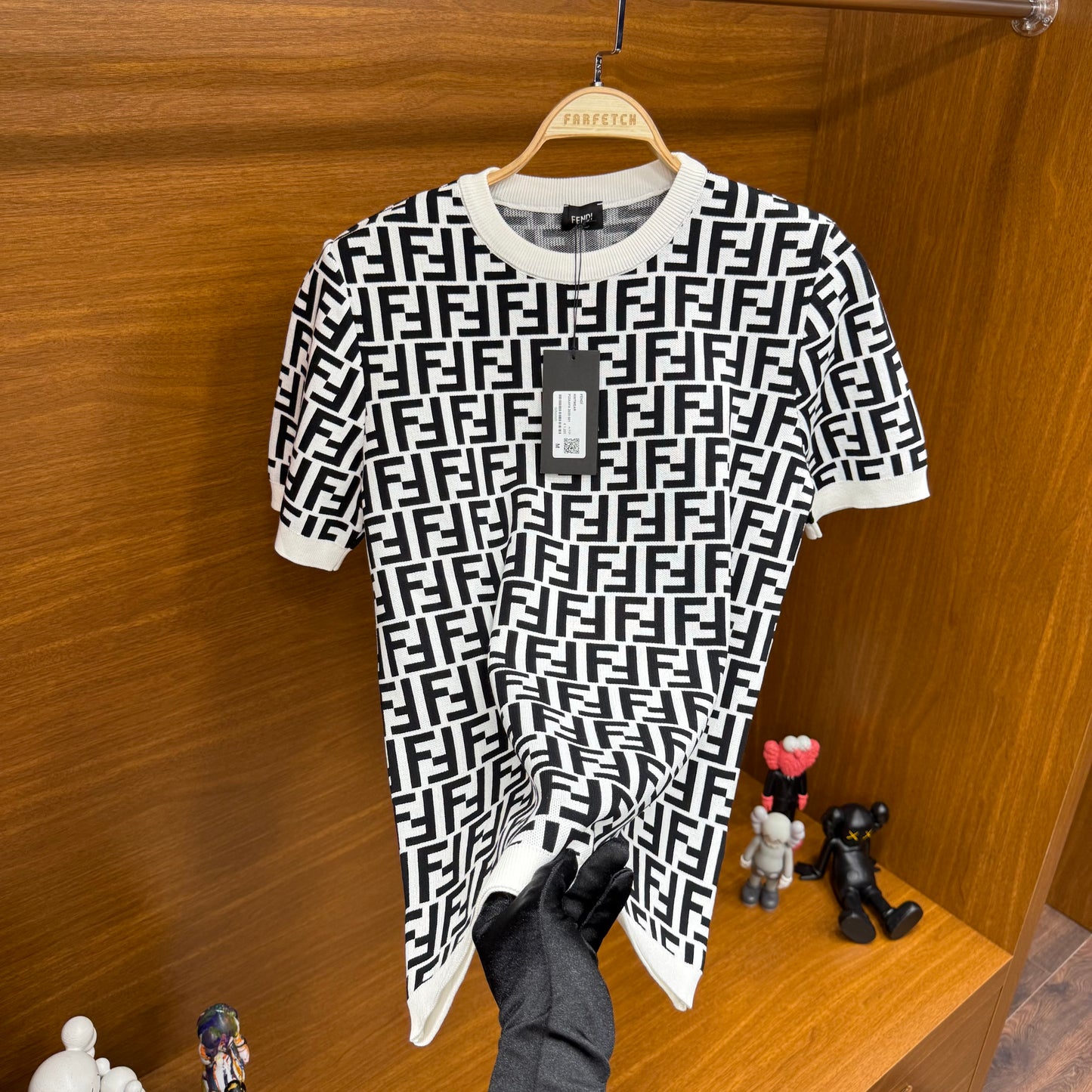 Fendi Örme Triko Beyaz T-SH!rt