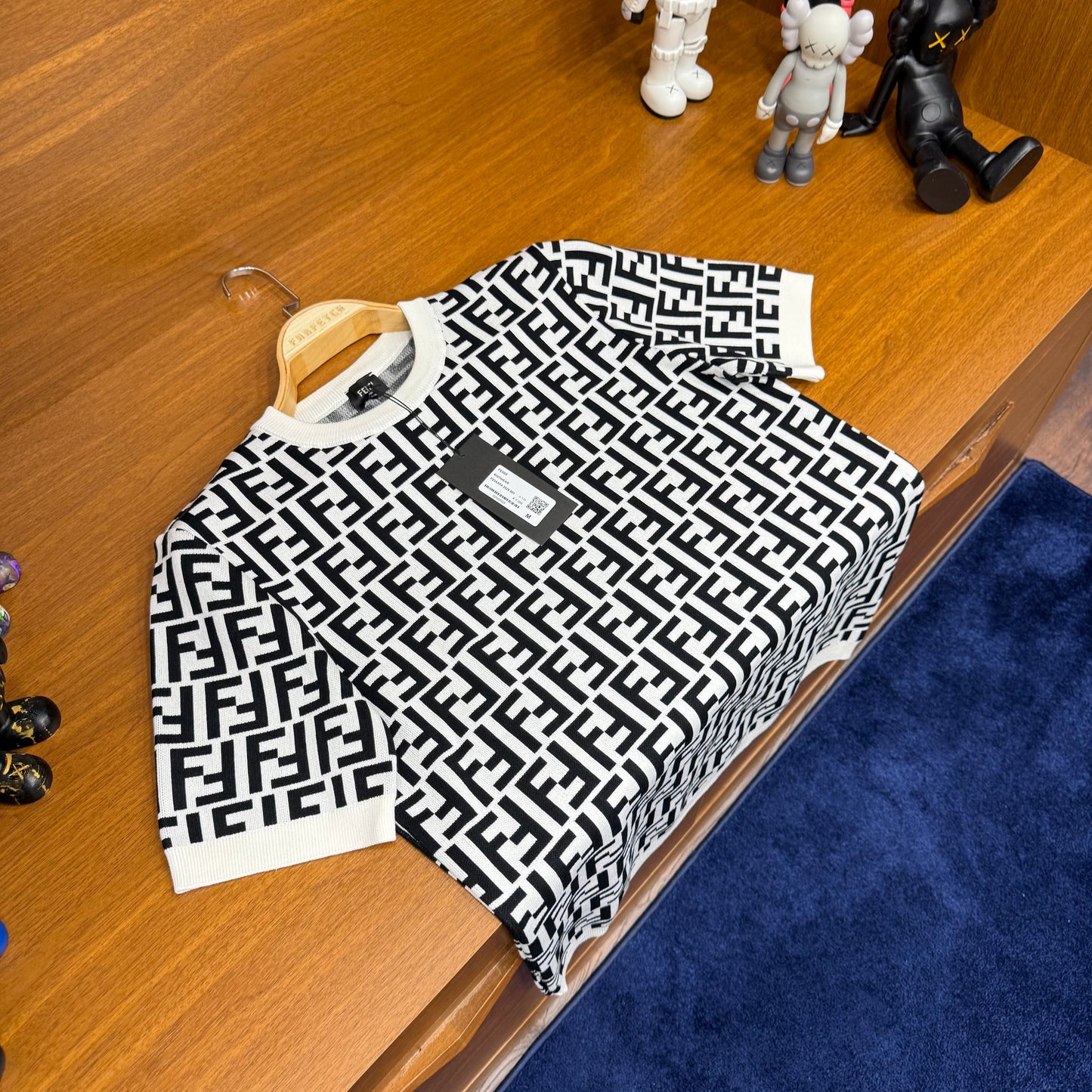 Fendi Örme Triko Beyaz T-SH!rt