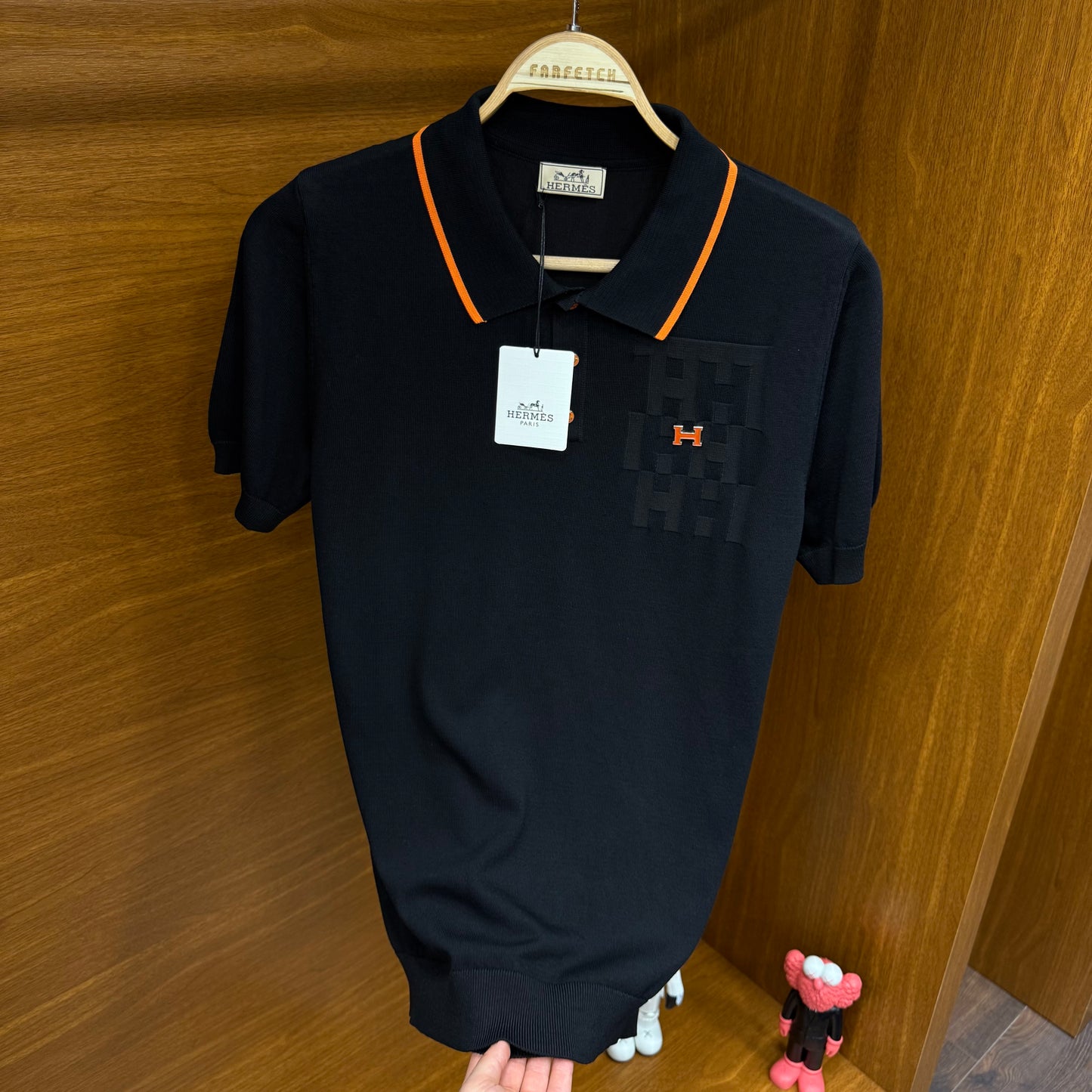 Hermes Triko T-SH!rt Siyah