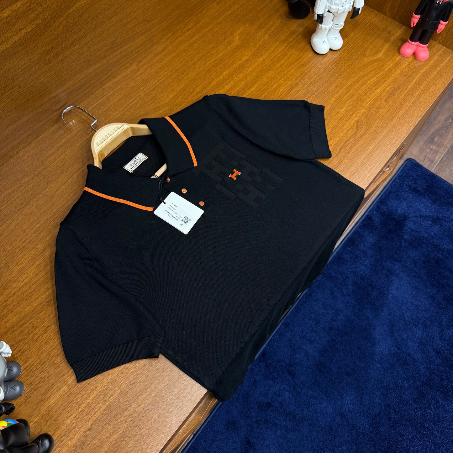 Hermes Triko T-SH!rt Siyah