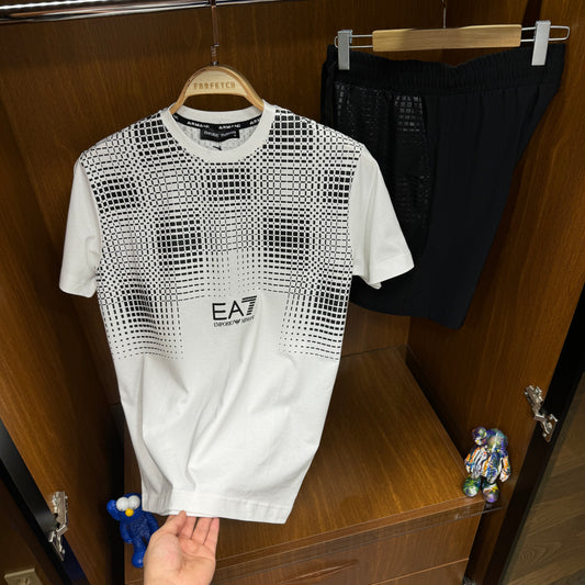 Emporio Armani Şortlu Takım Beyaz