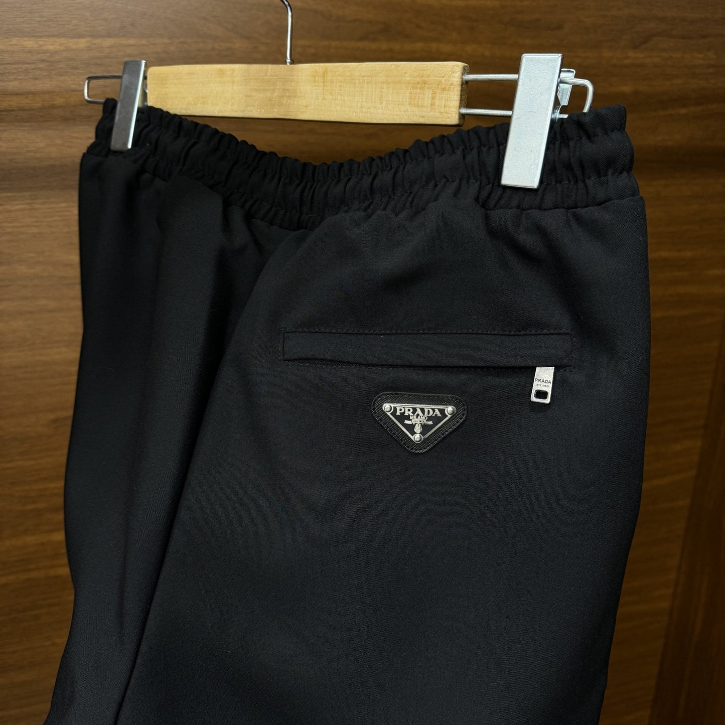 Pr!da Jogger Pantolon Siyah