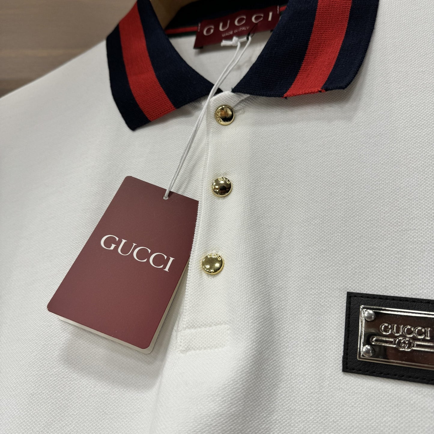 Gu!ci Polo Yaka TsH!rt Beyaz