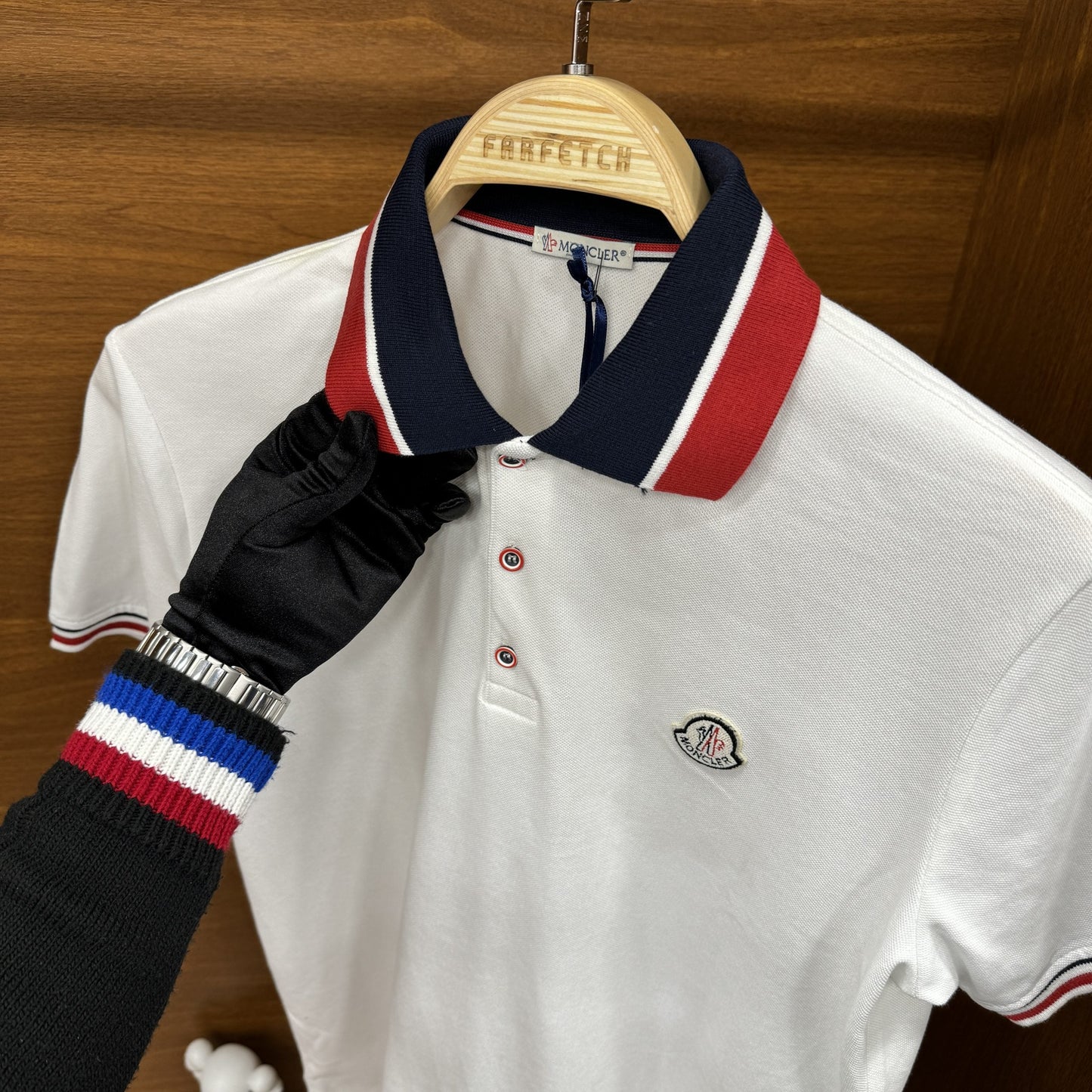 Mo!cler Polo Yaka TsH!rt Beyaz