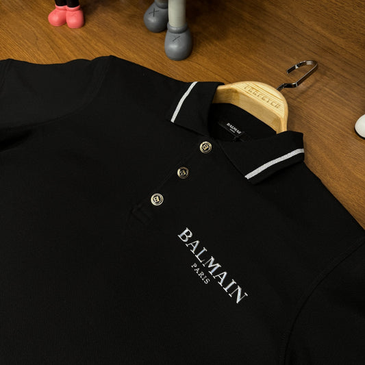 Ba!main Polo Yaka TsH!rt Siyah
