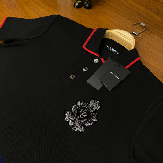 Do!ce G!bbana Polo Yaka TsH!rt Siyah