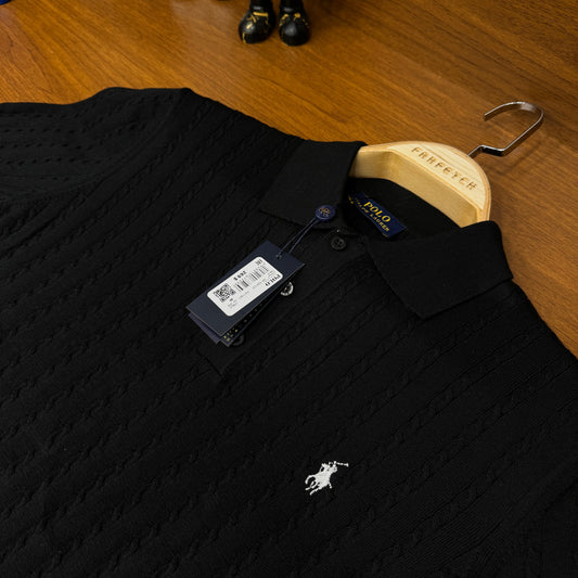 Po!o Ralph Lauren Örme Triko T-SH!rt Siyah