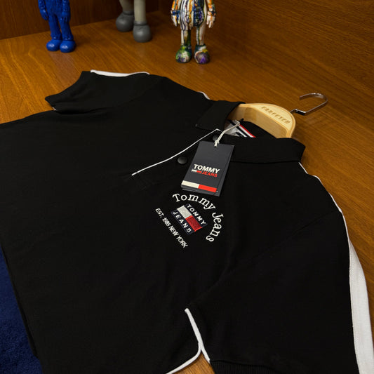 Tommy Hilfiger Siyah Polo Yaka