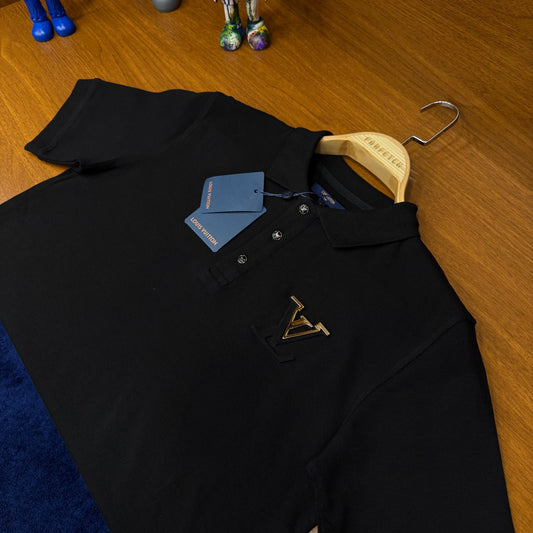 Louıs Vuıtton Siyah Polo Yaka