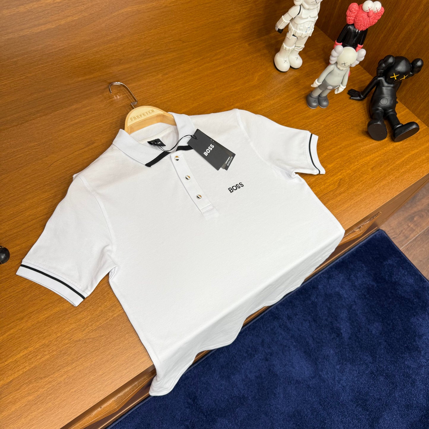 Hugo Boos Polo Yaka Beyaz